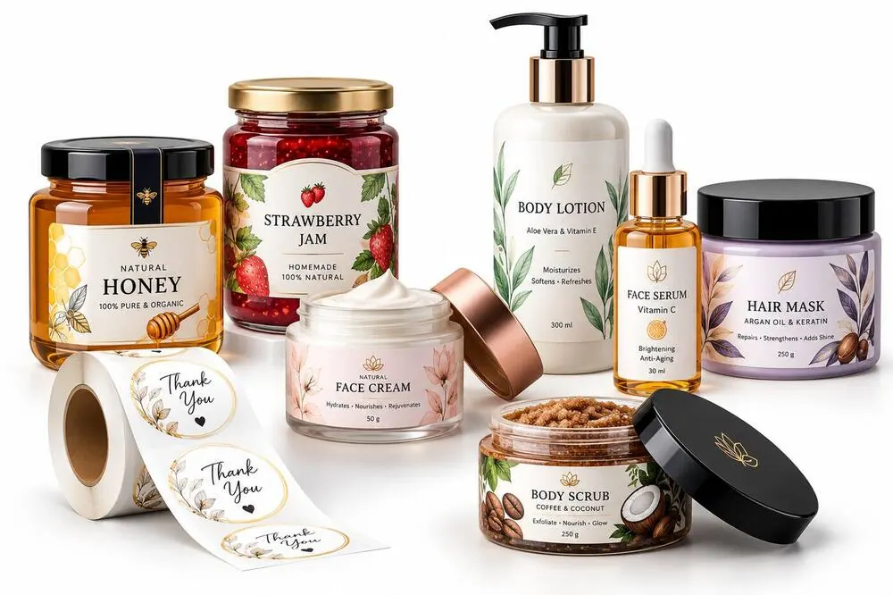 Jar & Cosmetic Labels