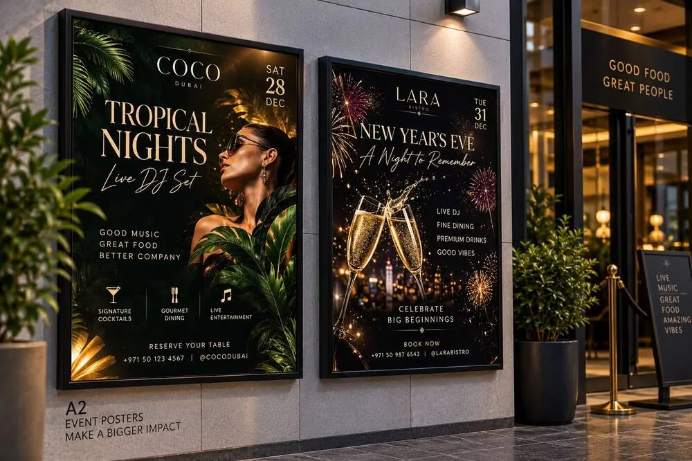 A2 Event Posters